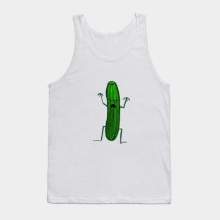 Killer Cucumber Original Funny New School Art Tank Top